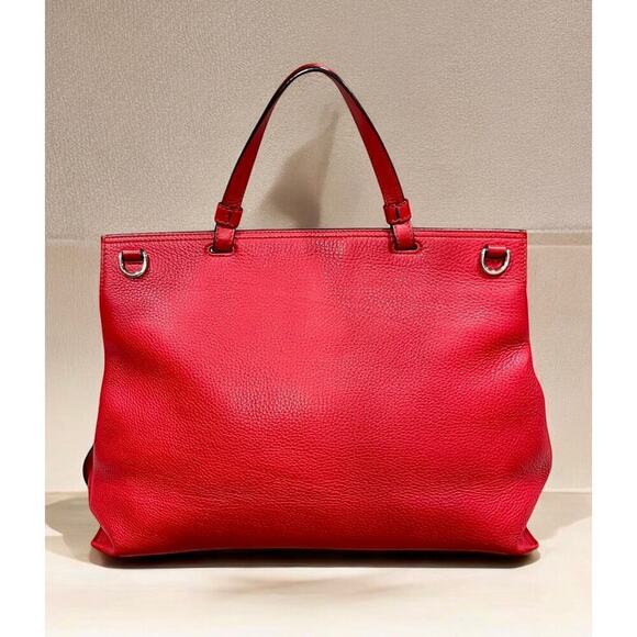 GUCCI 370830 Bamboo Daily Large Calfskin Leather Two-Way Top Handle Bag - Picture 3 of 16